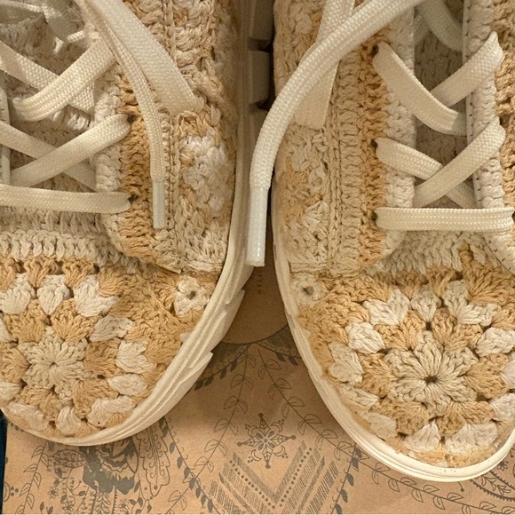 Free People Beige and White Casual Sneakers - Picture 6 of 12